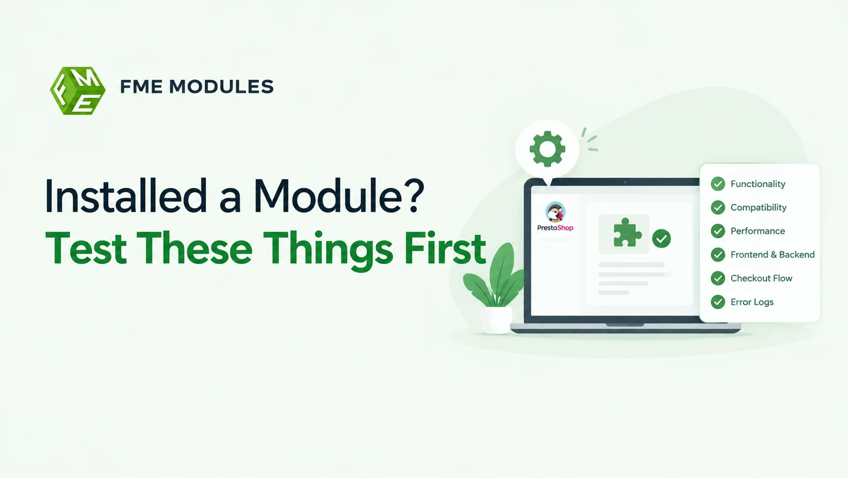 What to Test After Installing or Updating a PrestaShop